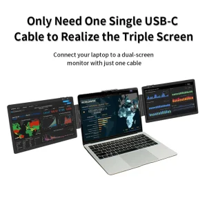 12" Dual Monitor Laptop Screen Extender 1080P IPS